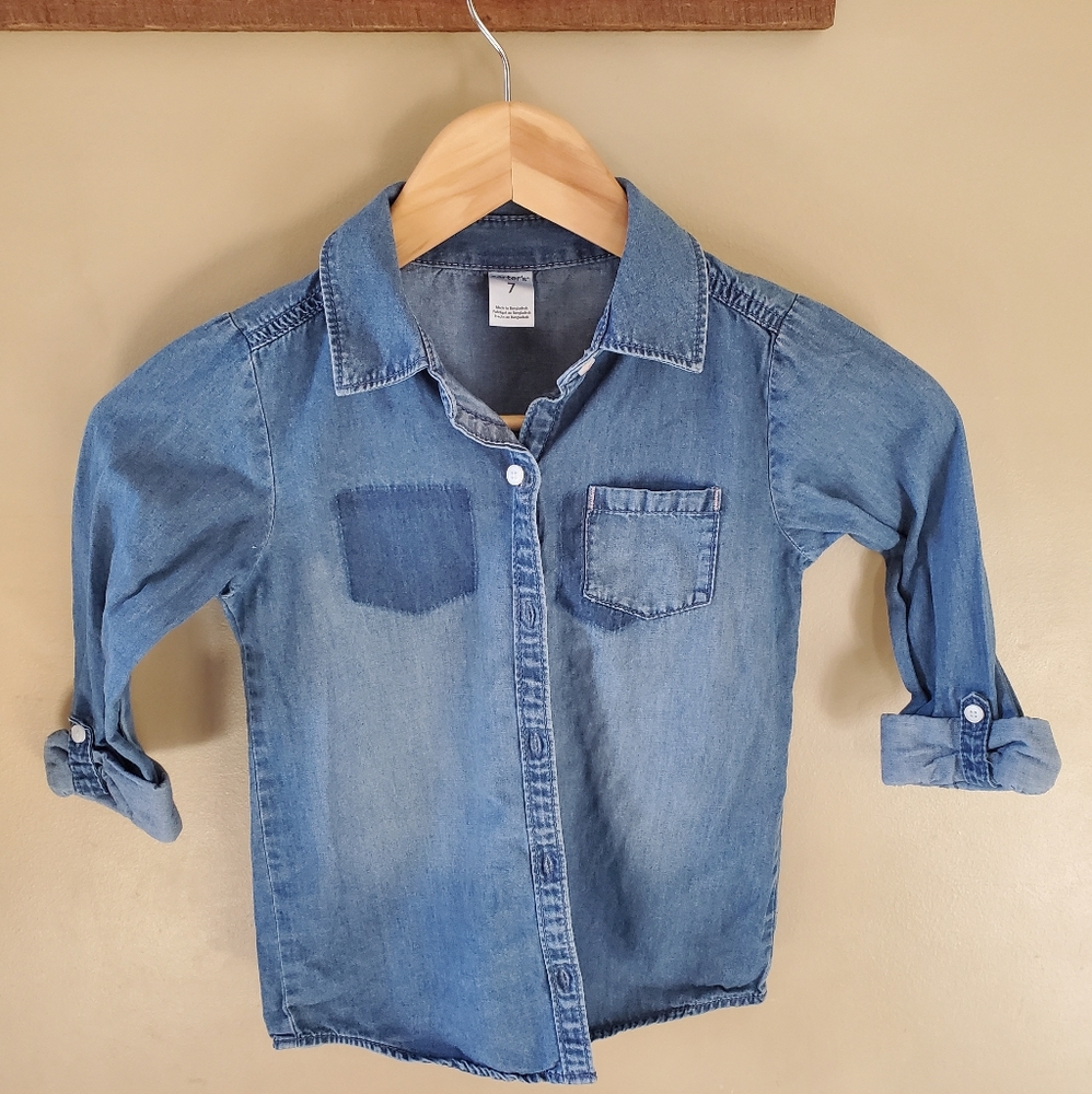 Girls denim shirt